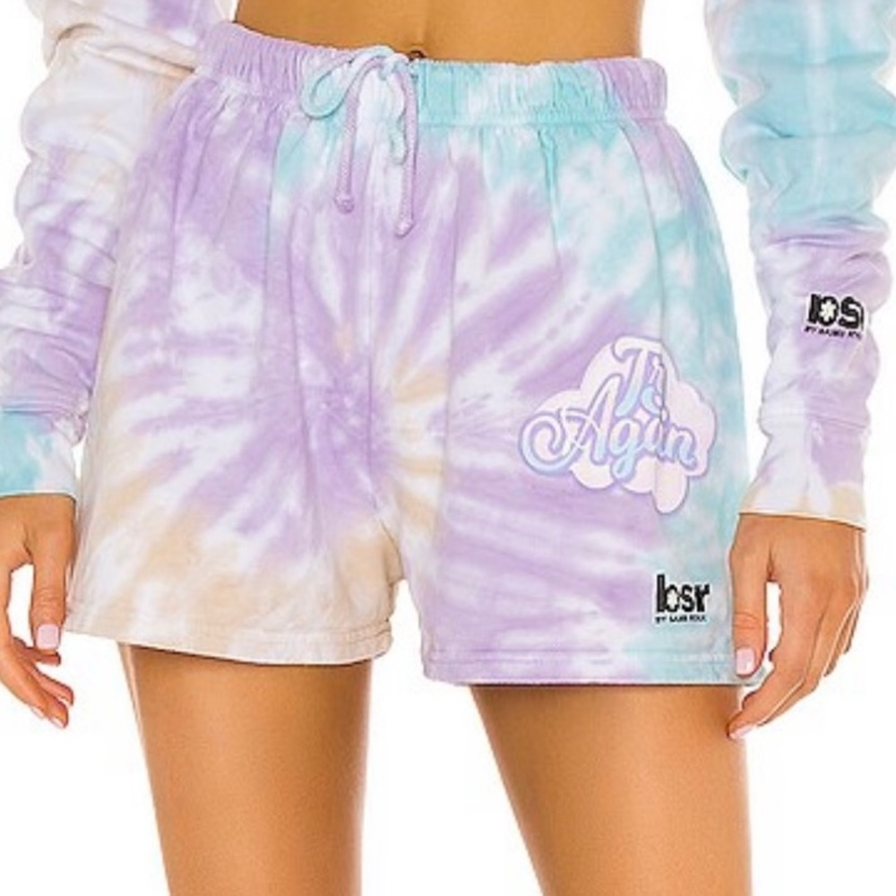 By Samii Ryan Tie Dye Try Again Shorts